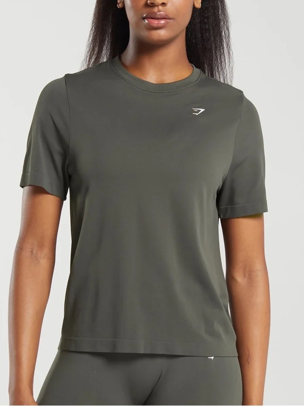 Gymshark Everyday Seamless T-Shirt Green S